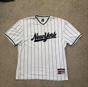 New York Pinstripe Baseball Tee