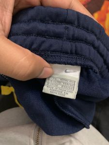 Nike 90s Y2K Vintage Blue Embroidered Swoosh Pants