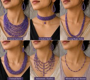 Beaded Necklace &amp; Earring Set
