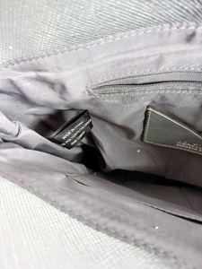 Kenneth Cole Silver Textured Hand Bag