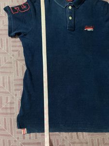 Superdry Men's Navy Polo T-Shirt