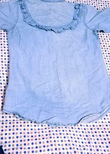 Dark Wash Denim Jeans shirt