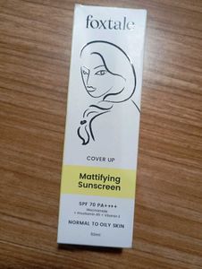 Foxtale Mattifying Sunscreen SPF 70