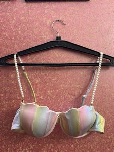 Iridescent Rainbow Bikini Top