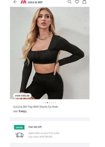 Full Sleeve Crop Top  /Active Wear