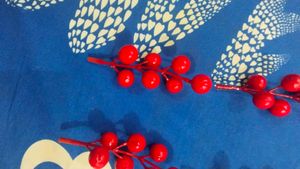 Christmas Decoration Items Red Berry Cherry
