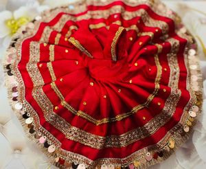 Red Krishna Dress