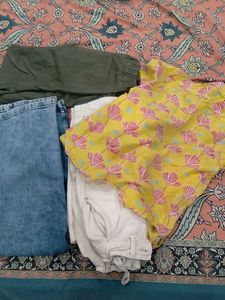 Combo Of 3 Lowers And One Shirt..