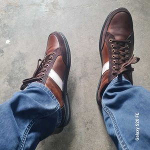 Leather Sneaker For Men's