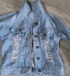 Distressed Denim Jacket