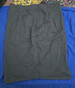 Classic Grey Pencil Skirt