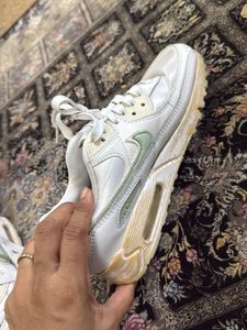 White Nike Air Max Sneakers