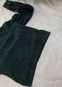 Adidas Green Trefoil Hoodie