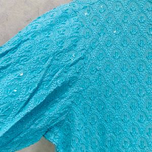Men's Sky Blue Kurta