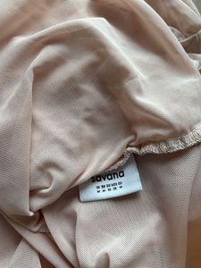 Sheer Ruched Tie-Front Top
