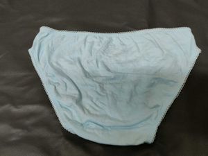 Light Blue Cotton Briefs