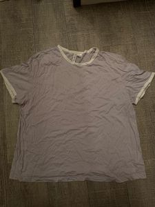 Lavender Round neck T-Shirt