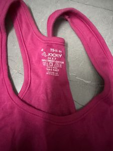 Bright Pink Racerback Tank Top