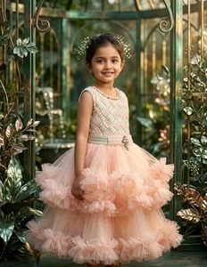 Girls' Elegant Party Dress