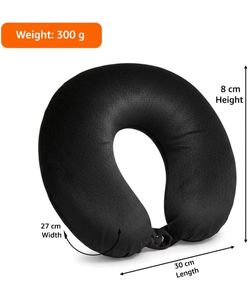 Amazonbasics Travel Neck Pillow &amp; Eye Mask Set