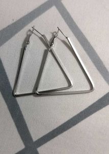 Unique Triangle Hoop Earrings