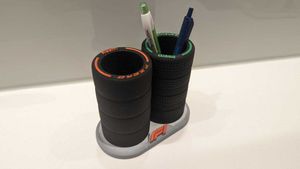 Formula 1 Tire pen holder