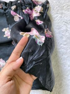 Floral Print Mini Skirt