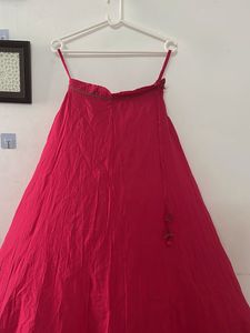 Fabindia Women’s Fuchsia Flared Skirt