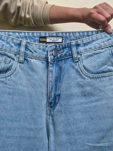 Light Wash Wide Leg Jeans