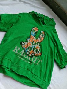 Green Rabbit Hoodie