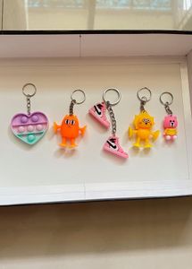 pack of 5 keychain Cute Charms Set
