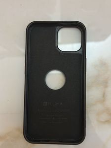 Stylish Black iPhone Case with Ring Holder