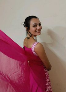 Vibrant Pink Ethnic Kurta Set
