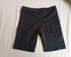 Comfortable Black Biker Shorts