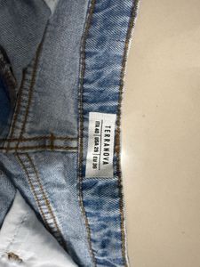 Distressed Denim Shorts