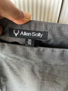 Allen Solly formal Grey Pencil Skirt