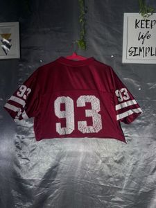 Adidas Maroon "93" Jersey Top