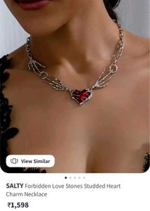 Unique Floral Skeleton Necklace