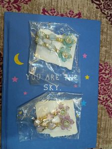Flower Drop clips  (Set of 2)