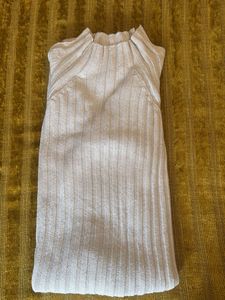 Ribbed Knit Sweater long dress
