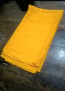 Chiffon Yellow Beautiful Saree