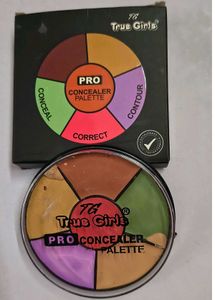 True Girl's Pro Concealer Palette Total New 5 In 1