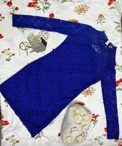 Royal Blue Lace Dress