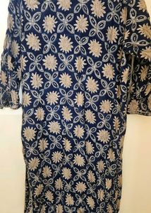 Silk Floral Print Kurti XL