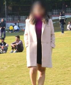Stylish Cream Long Coat