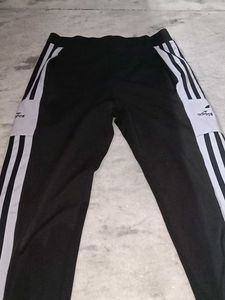 Adidas Black Striped Track Pants