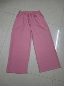 Pink Wide Leg Pants