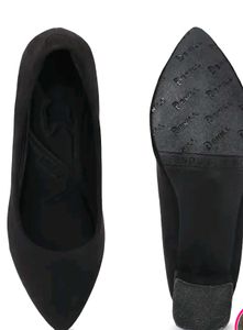 Classic Black Block Heel Pumps👠✨️