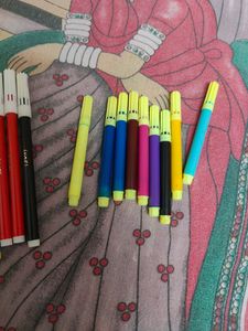 Plastic 16 Multi Colour Sketch Pen