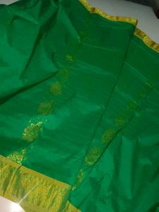 Green Pattu Saree